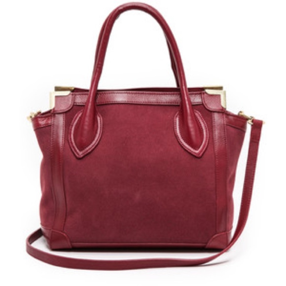 Foley + Corinna mini framed leather shopper NWT